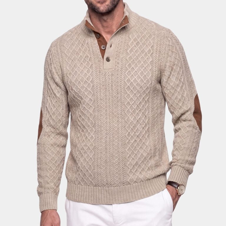 Crown — Men's High-Collar Pullover