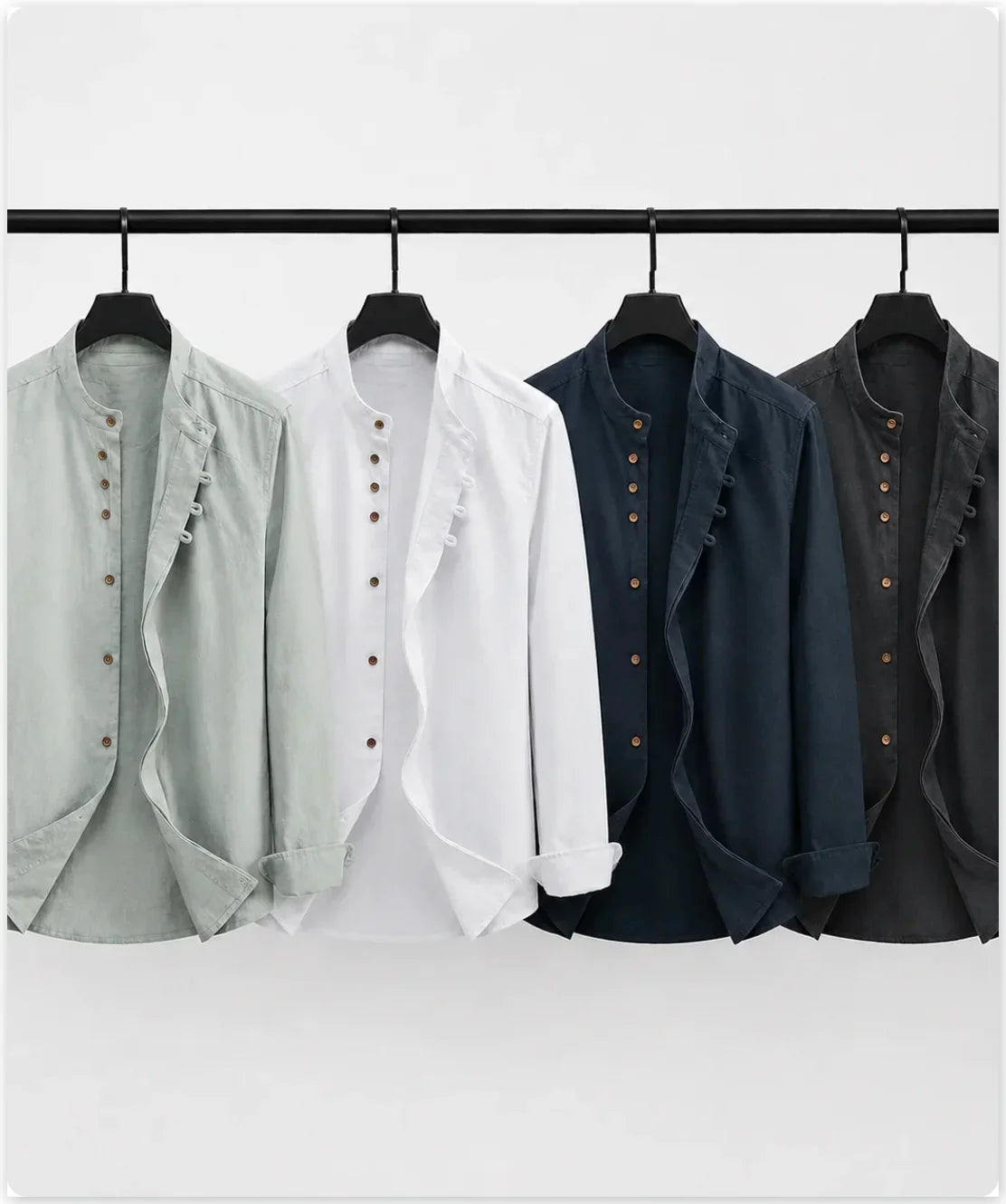 FFIWT kyoto-mens-relaxed-band-collar-shirt 1