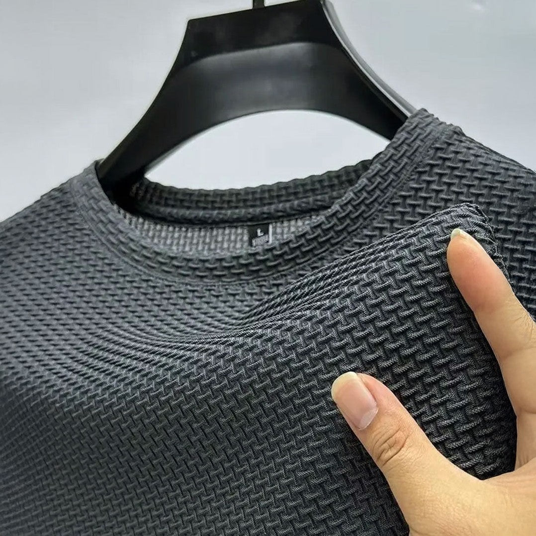 Arden — Men's Ultra-Soft Crew Neck Tee – full view