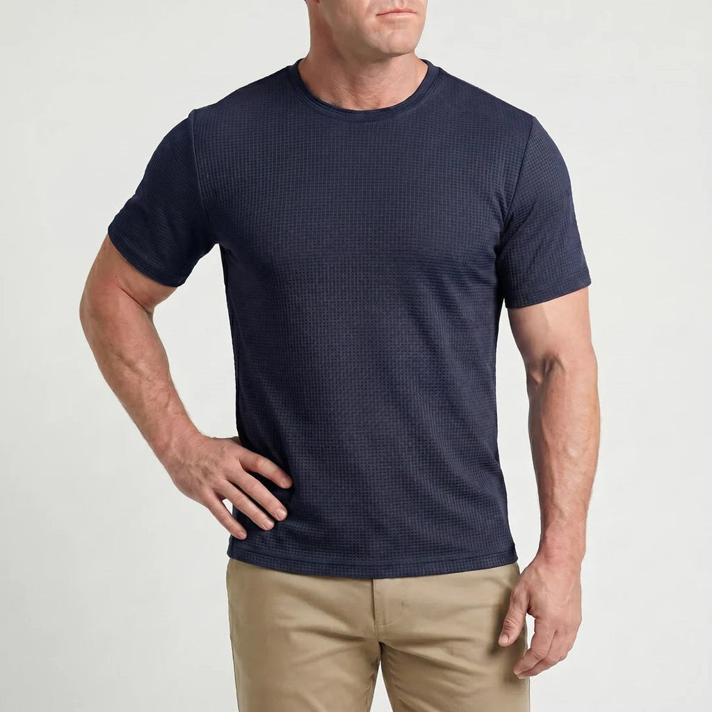 Arden — Men's Ultra-Soft Crew Neck Tee – full view