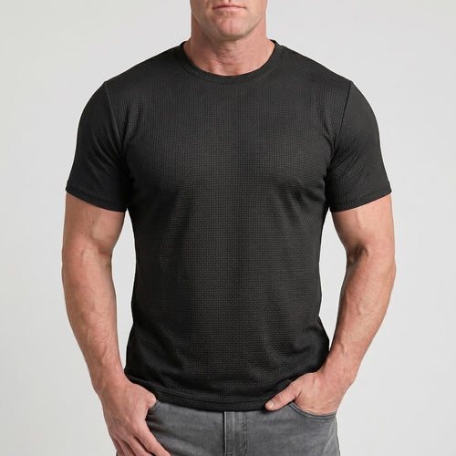 Arden — Men's Ultra-Soft Crew Neck Tee – detail