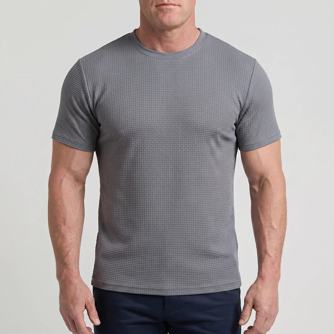 Arden — Men's Ultra-Soft Crew Neck Tee – styled look