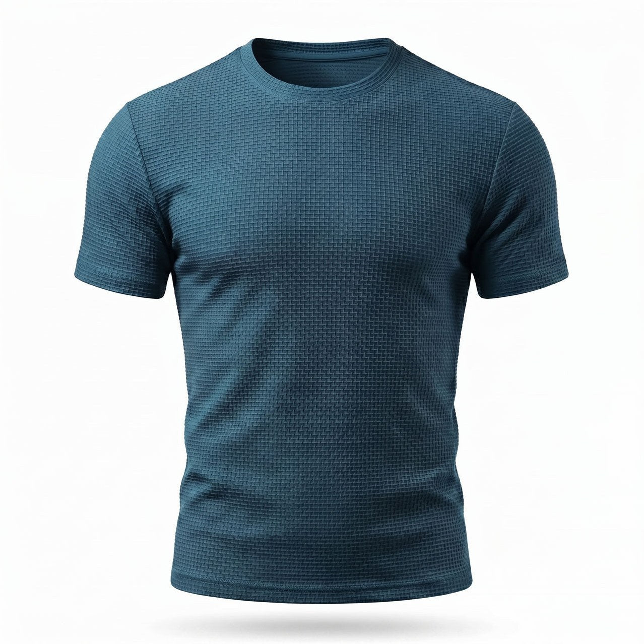 Arden — Men's Ultra-Soft Crew Neck Tee – close-up