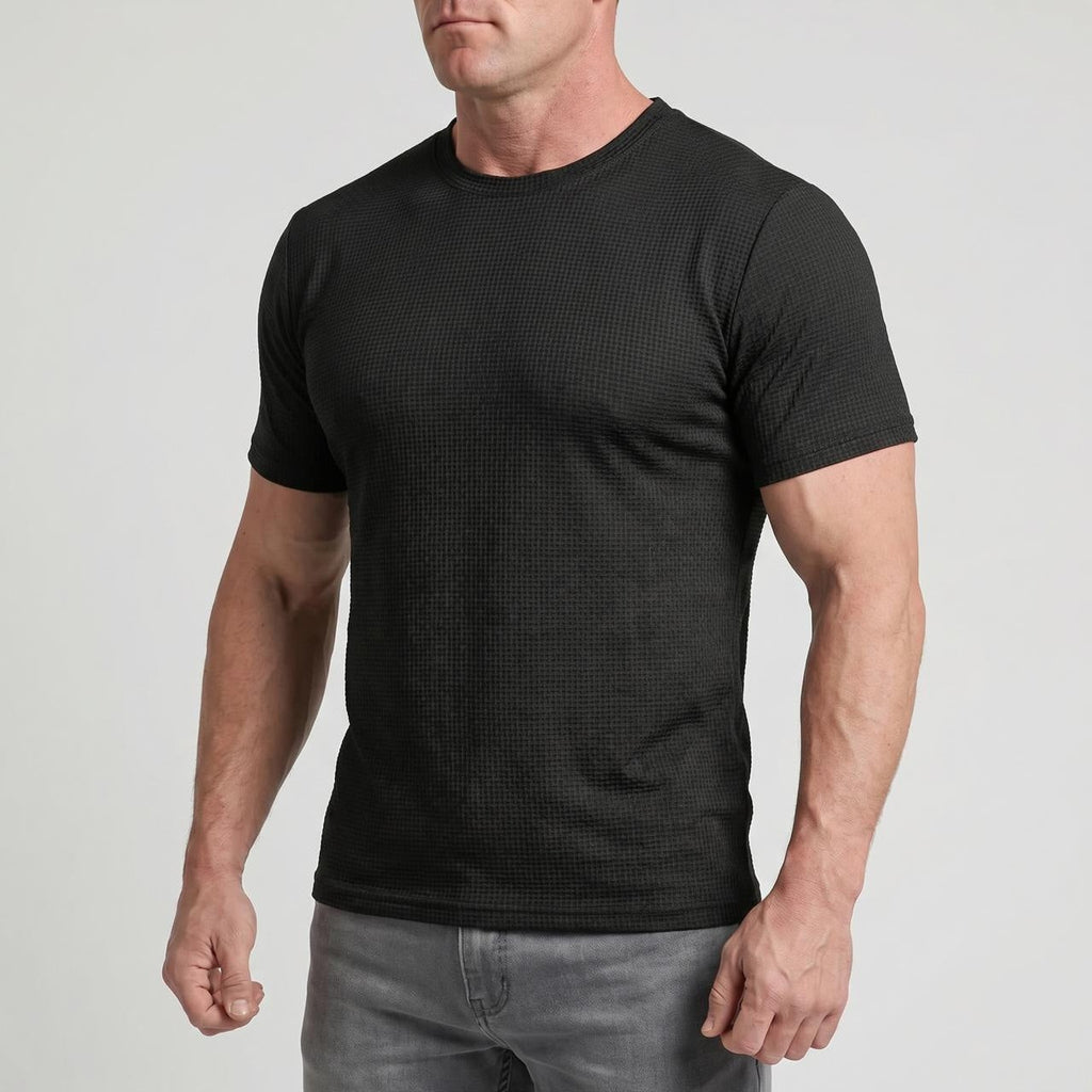 Arden — Men's Ultra-Soft Crew Neck Tee – styled look