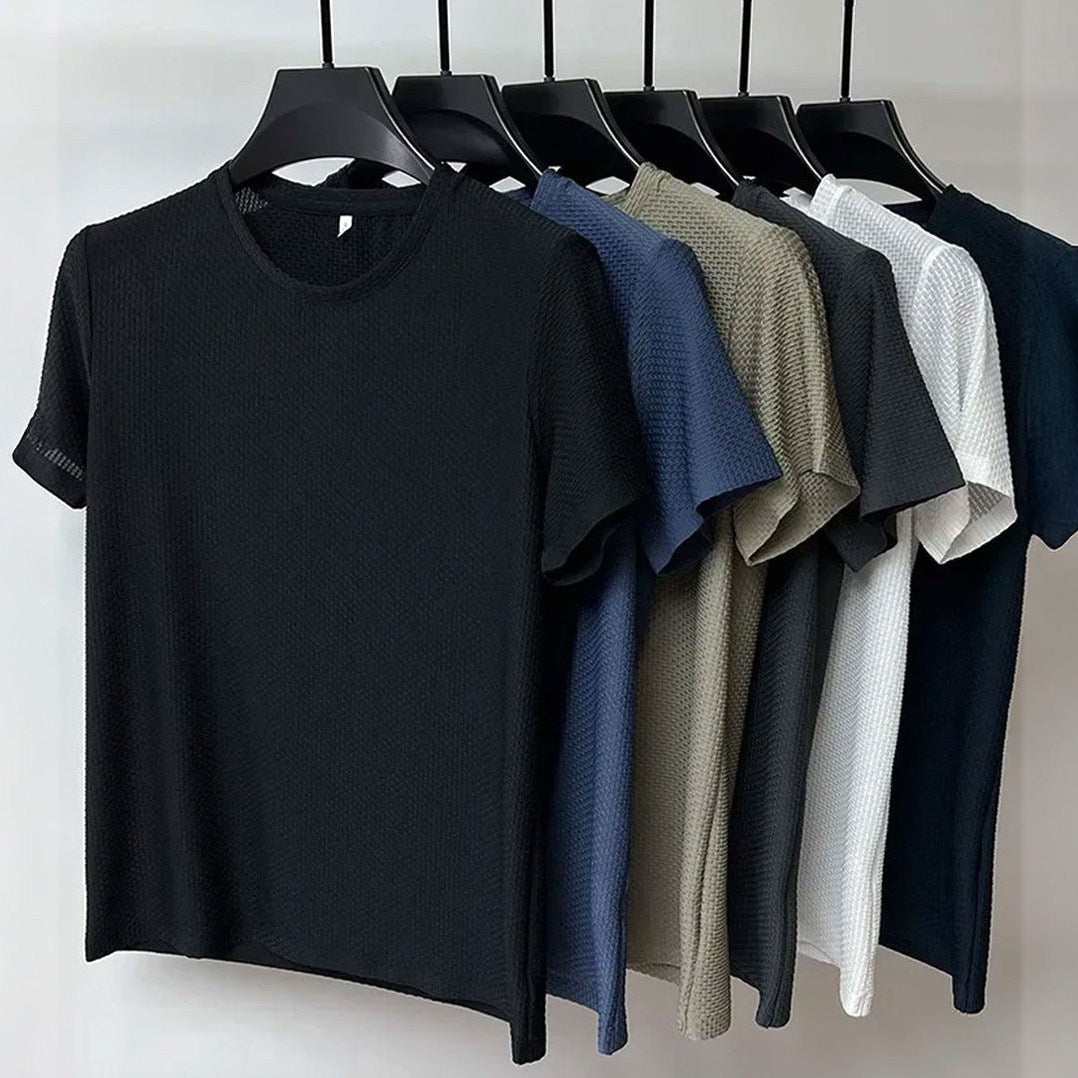Arden — Men's Ultra-Soft Crew Neck Tee – detail