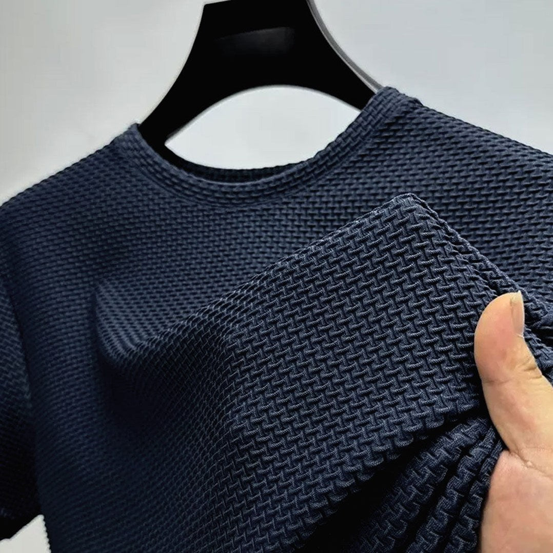 Arden — Men's Ultra-Soft Crew Neck Tee – styled look