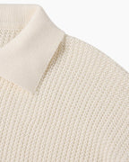 Ashford — Men's Waffle-Knit Polo Quarter-Zip