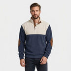 Aspen — Men's Corduroy Button-Neck Pullover