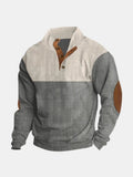Aspen — Men's Corduroy Button-Neck Pullover