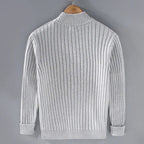 Banff — Men's Ribbed Full-Zip Cardigan