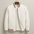 Bergen — Men's Striped-Rib Bomber Jacket