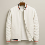 Bergen — Men's Striped-Rib Bomber Jacket