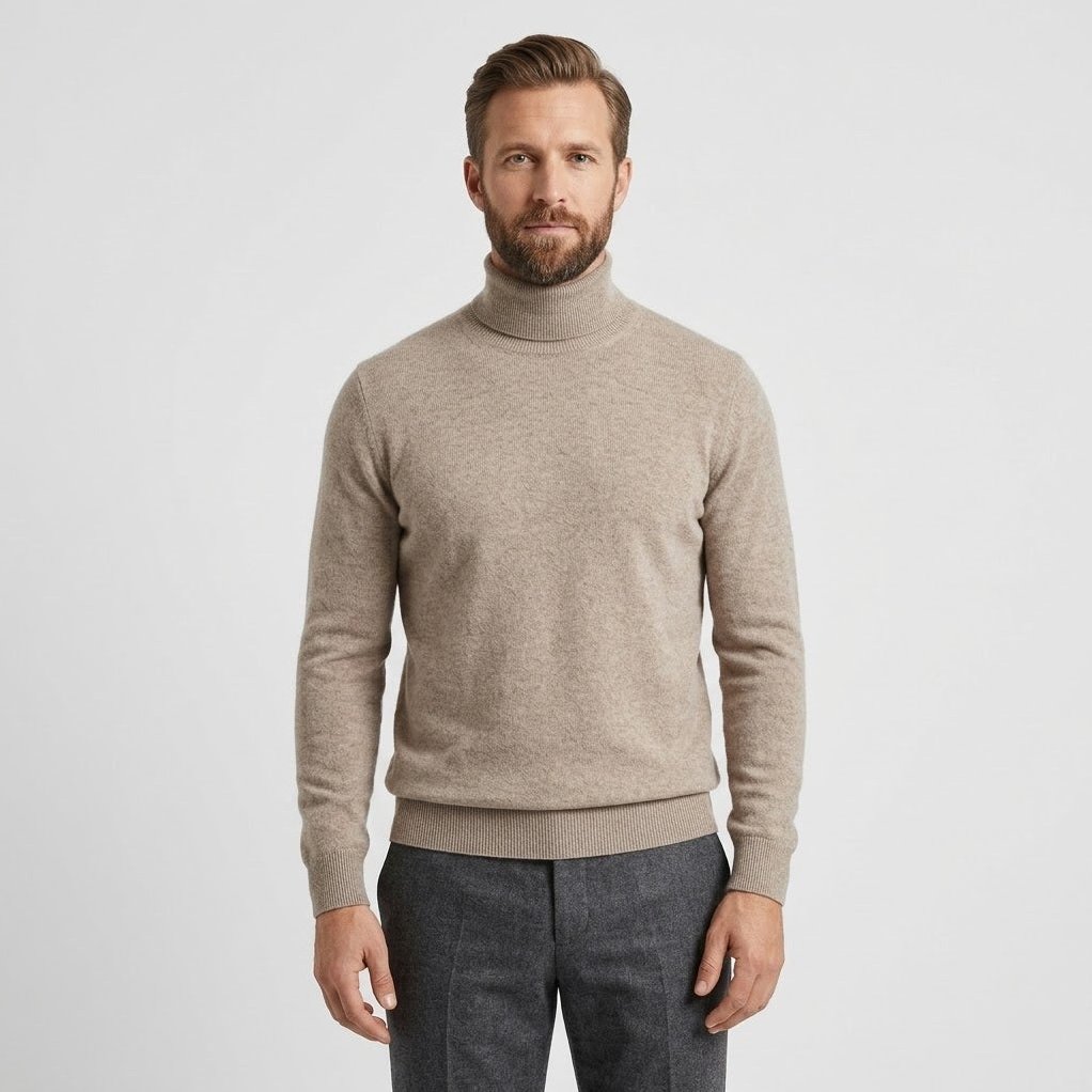 Bolton — Men's Soft Fine-Knit Turtleneck