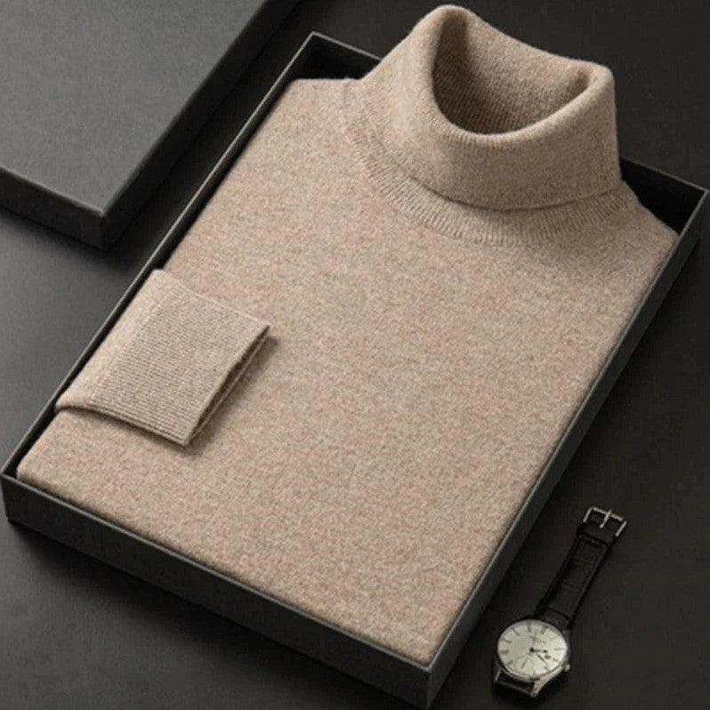 Bolton — Men's Soft Fine-Knit Turtleneck