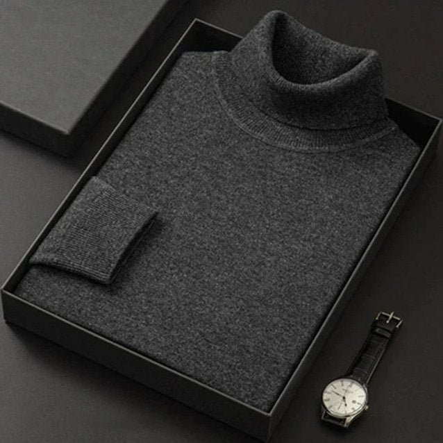 Bolton — Men's Soft Fine-Knit Turtleneck