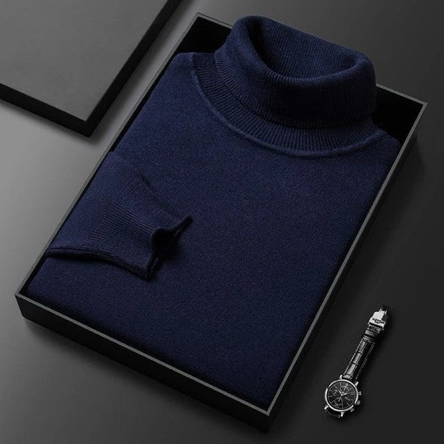 Bolton — Men's Soft Fine-Knit Turtleneck