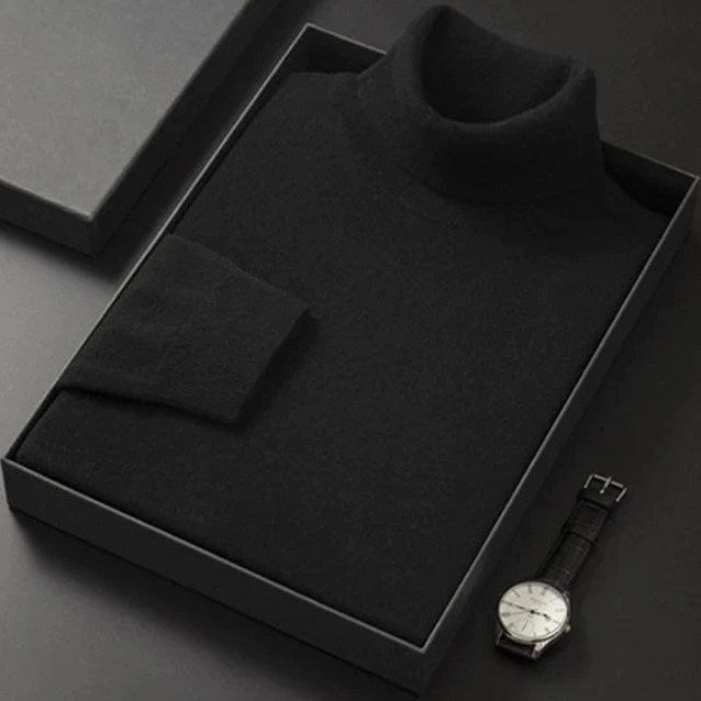 Bolton — Men's Soft Fine-Knit Turtleneck