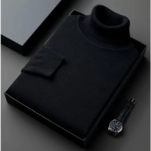 Camden — Men's Classic Roll-Neck Sweater