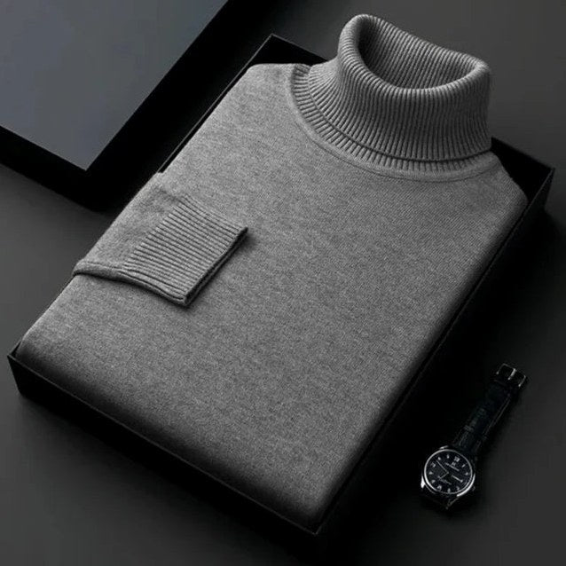 Camden — Men's Classic Roll-Neck Sweater