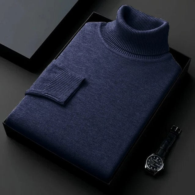 Camden — Men's Classic Roll-Neck Sweater