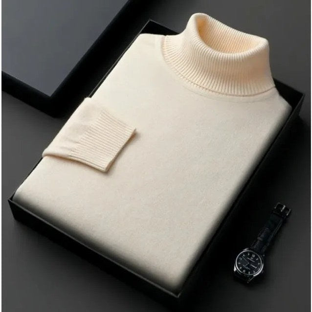 Camden — Men's Classic Roll-Neck Sweater