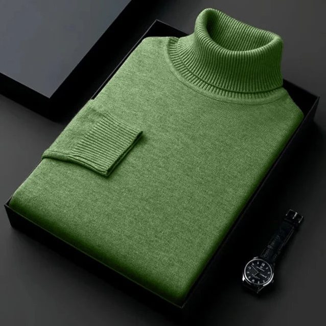 Camden — Men's Classic Roll-Neck Sweater