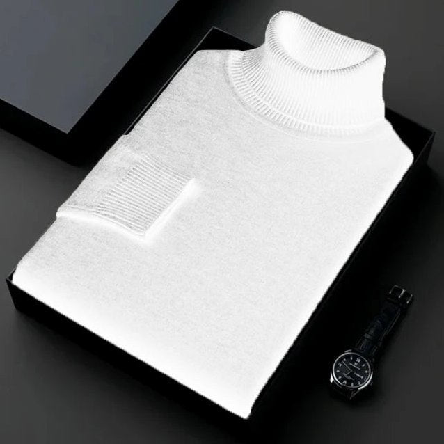 Camden — Men's Classic Roll-Neck Sweater