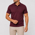 Capri — Men's All-Day Comfort Pocket Polo – full view