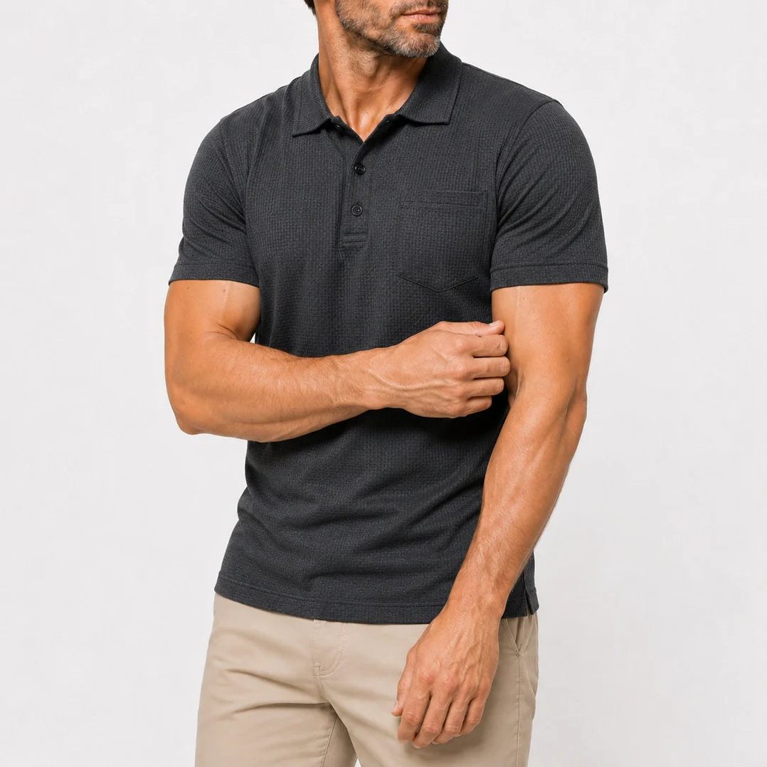 Capri — Men's All-Day Comfort Pocket Polo – styled look