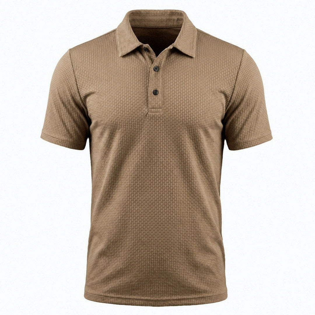 Capri — Men's All-Day Comfort Polo – Camel Tan