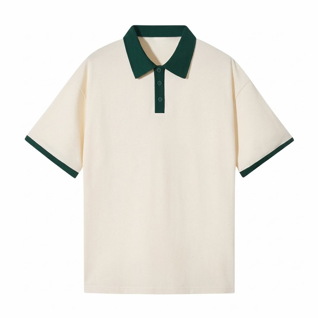 Como — Men's Contrast Collar Polo