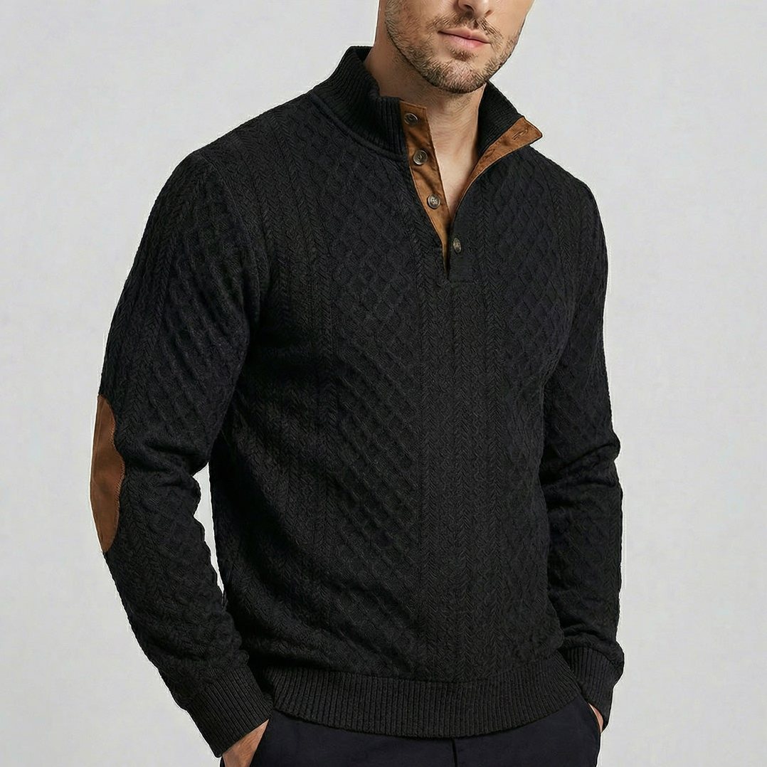 Crown — Men's High-Collar Pullover