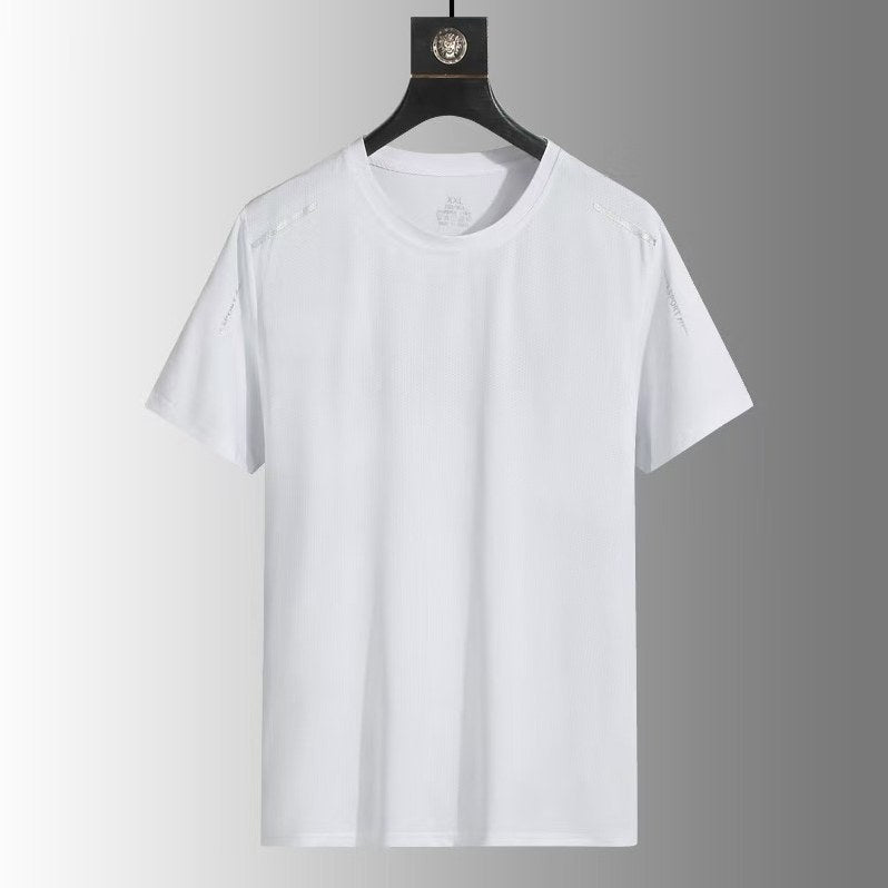 Davos Active Tee in Chalk White