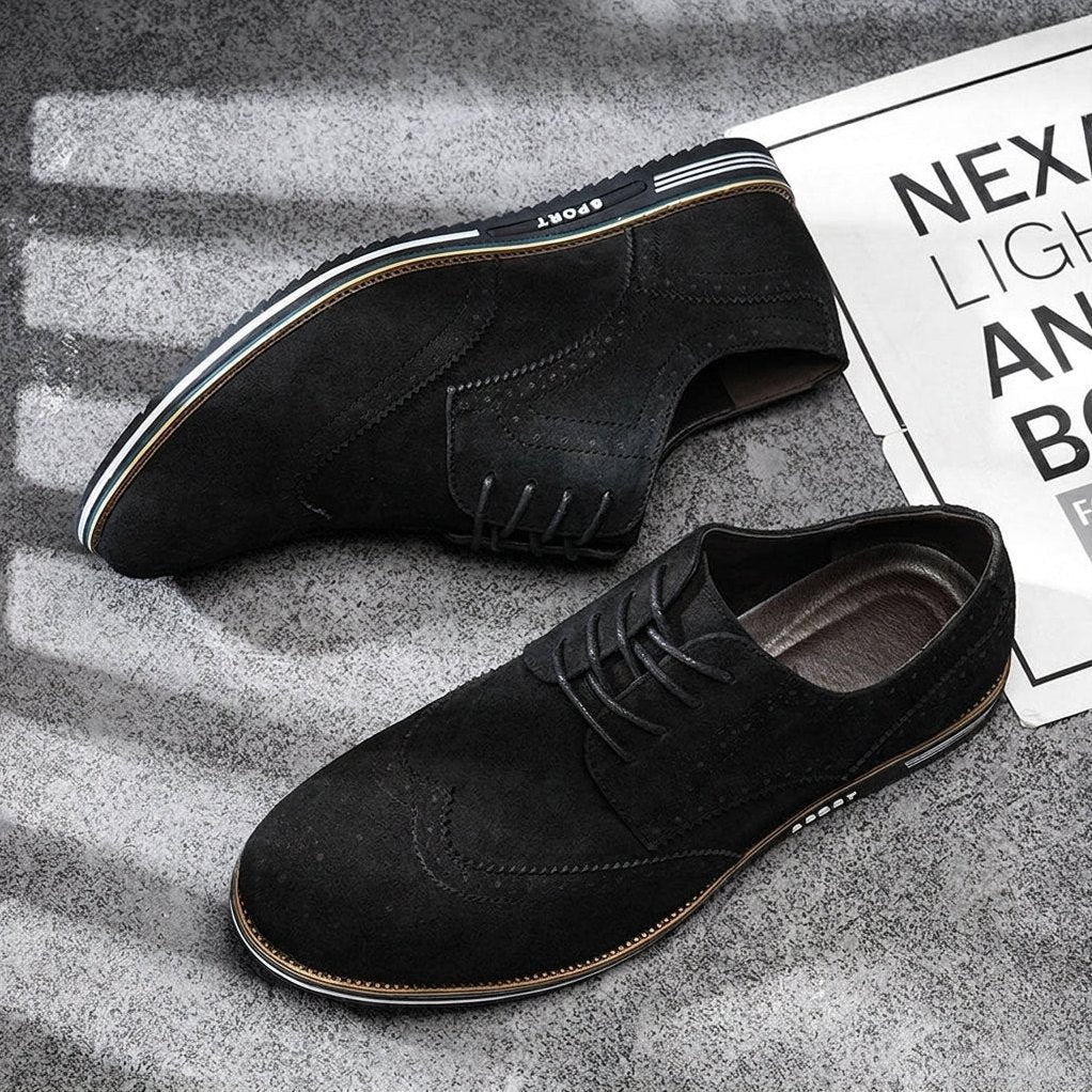 Derby — Men's All-Day Comfort Shoes – close-up