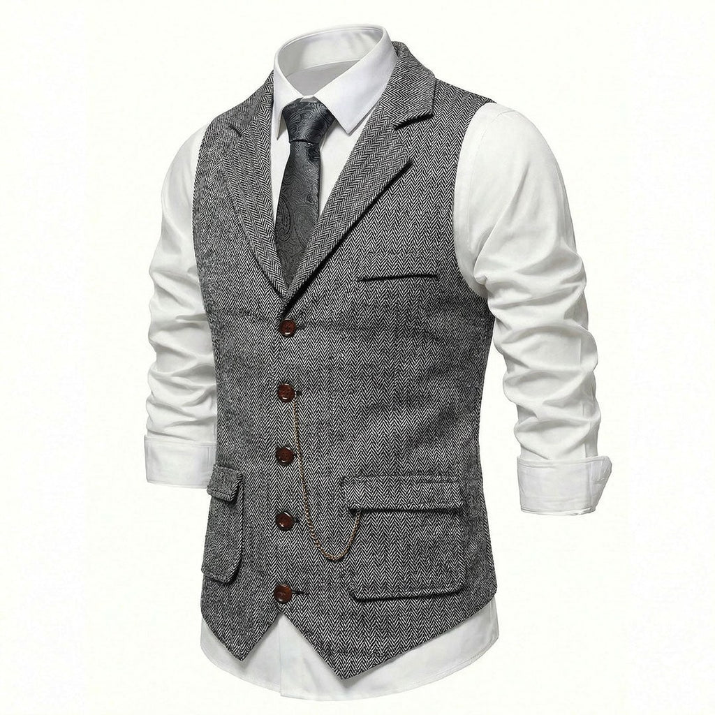 Lancaster — Men's Tailored Waistcoat – styled look