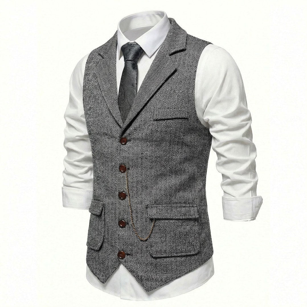 Lancaster — Men's Tailored Waistcoat – styled look