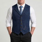 Lancaster — Men's Tailored Waistcoat – detail