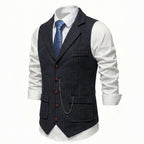Lancaster — Men's Tailored Waistcoat – full view