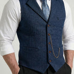 Lancaster — Men's Tailored Waistcoat – styled look