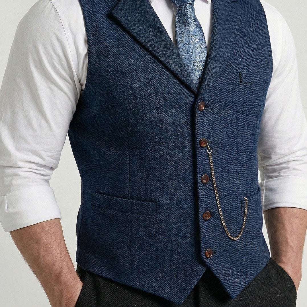 Lancaster — Men's Tailored Waistcoat – styled look