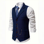 Lancaster — Men's Tailored Waistcoat – full view