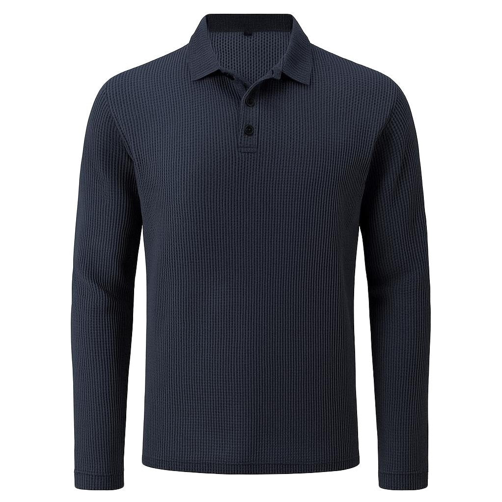 Lusso — Men's Long-Sleeve Comfort Polo