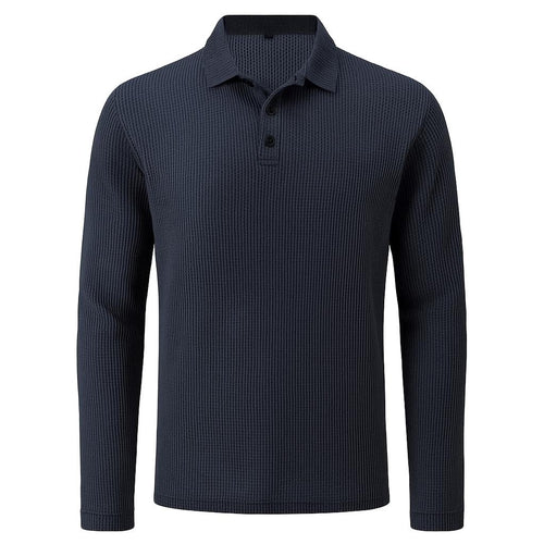 Lusso — Men's Long-Sleeve Comfort Polo