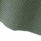 Lusso — Men's Long-Sleeve Comfort Polo – fabric detail
