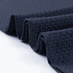 Lusso — Men's Long-Sleeve Comfort Polo – close-up