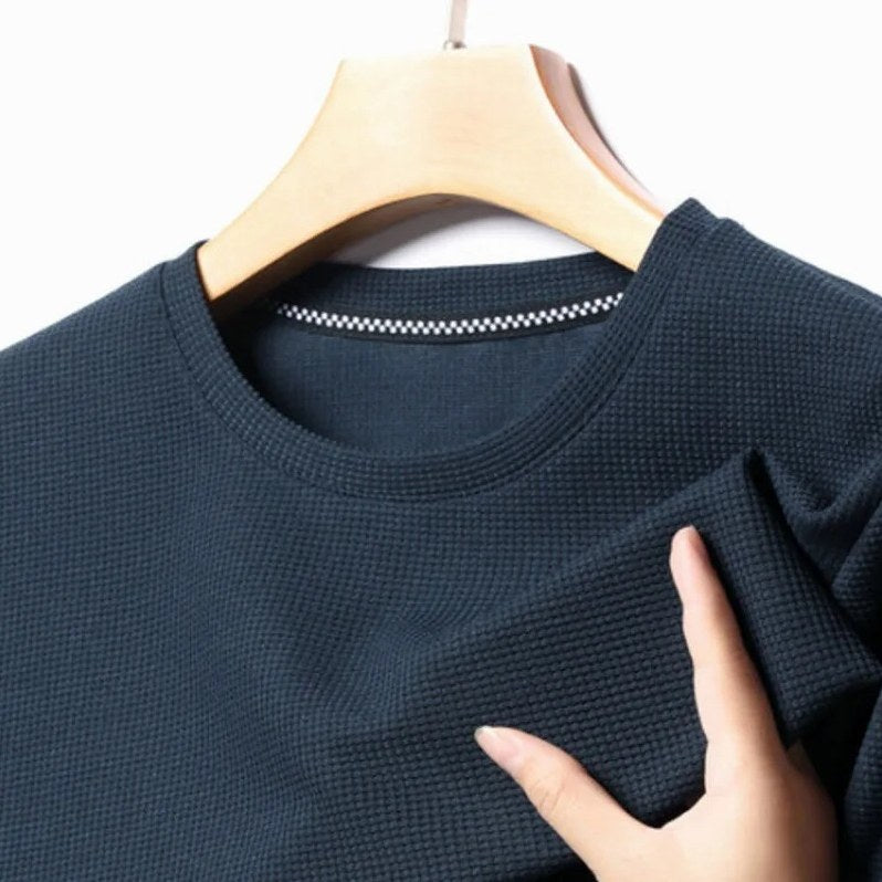 Menton Waffle Crew Tee — detail 4