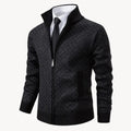 Nolan — Men's Full-Zip Knit Sweater Jacket