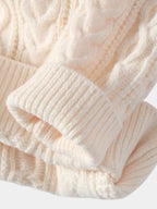 Quincy — Men's Cable Knit Crew Neck Sweater