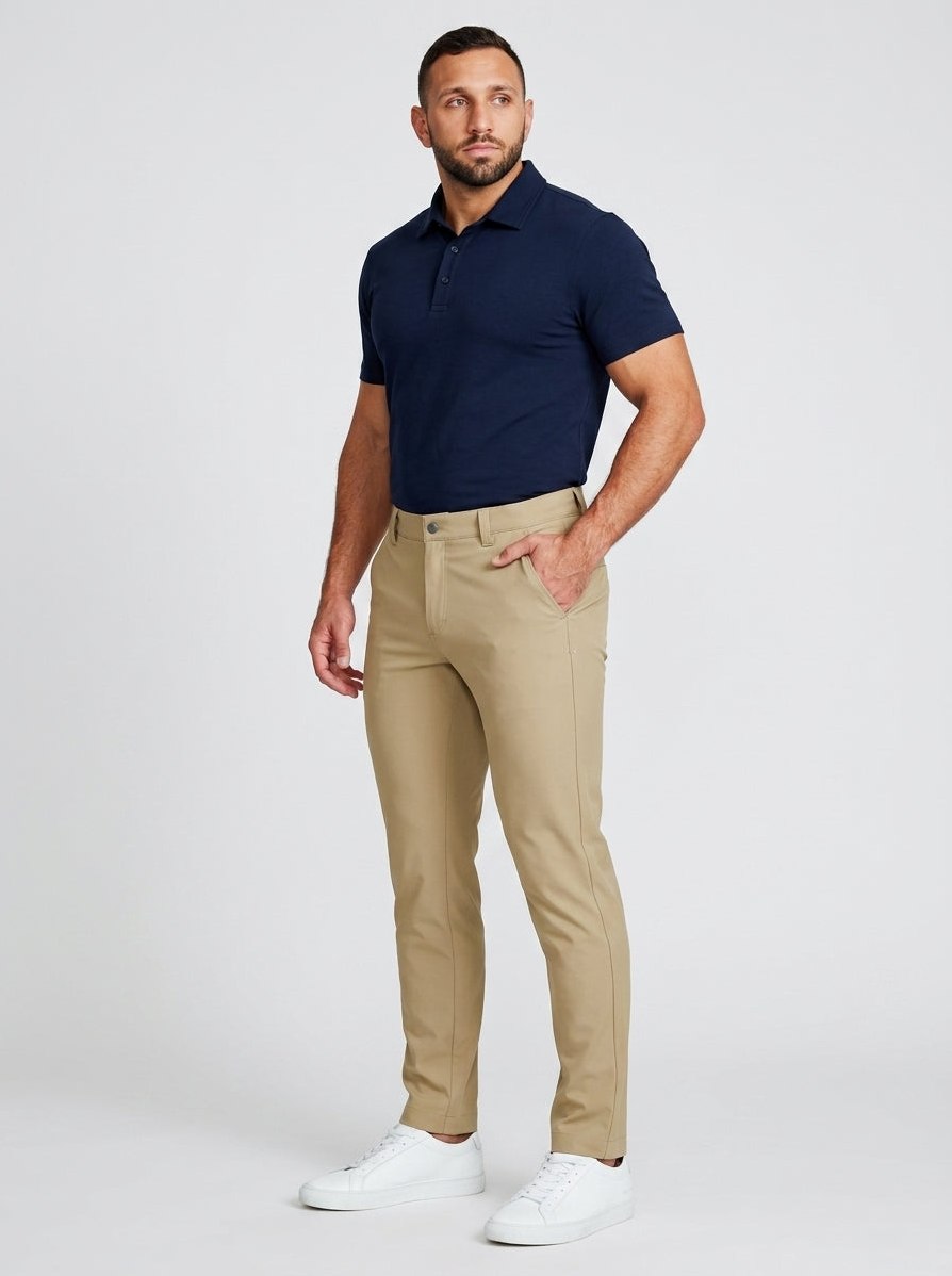 Ridge — Men's 4-Way Stretch Chino – detail