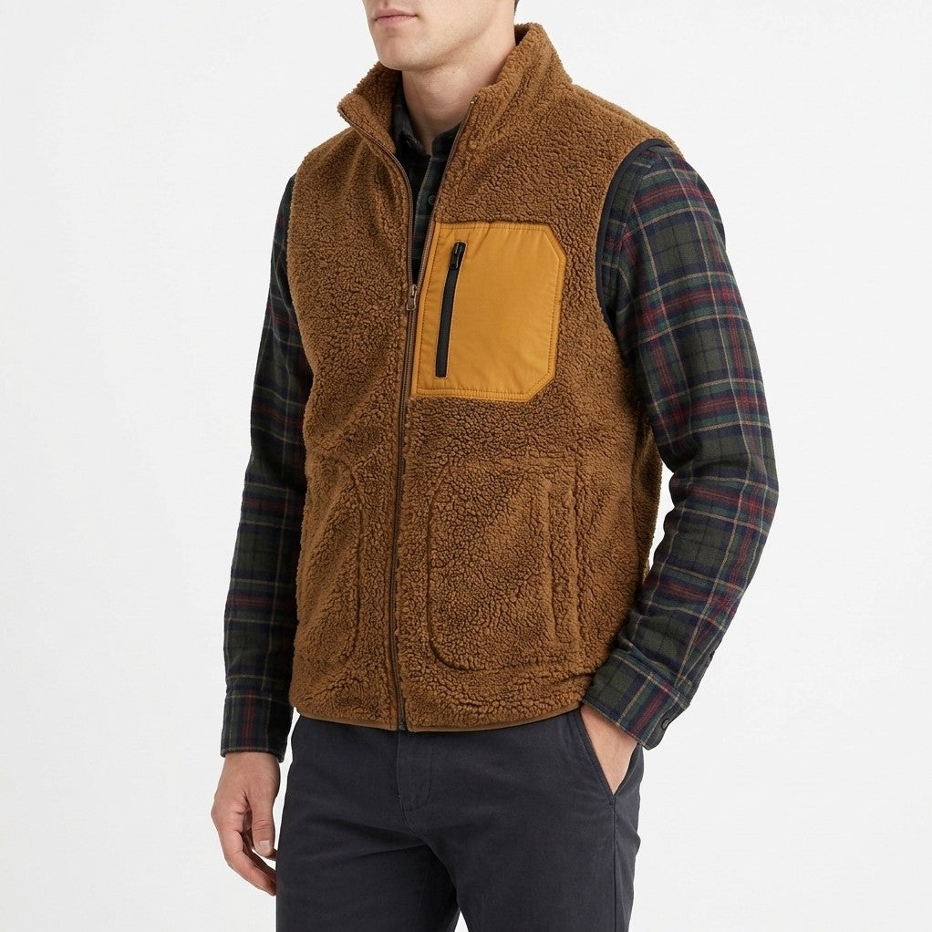 Ridge — Men's Sherpa Fleece Vest